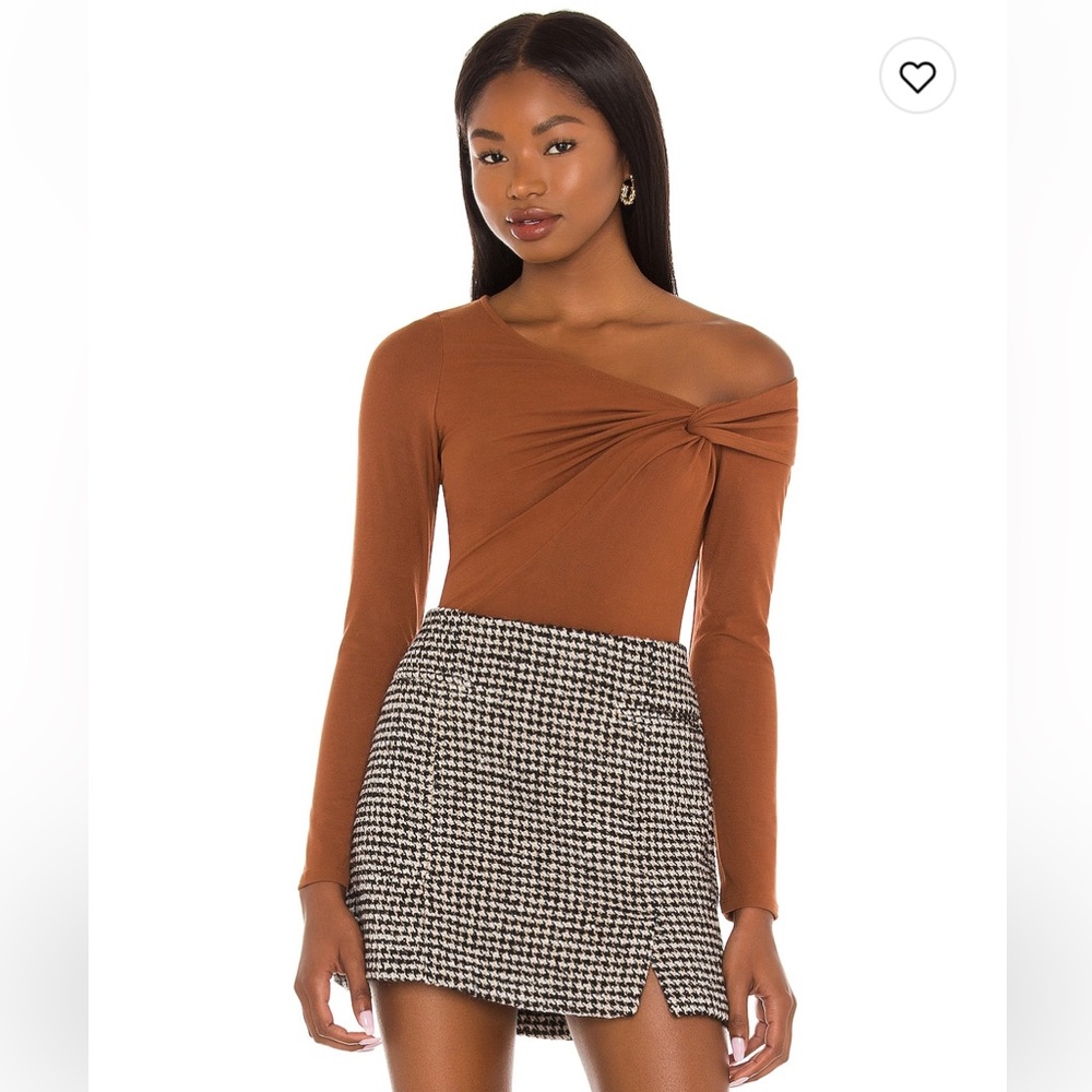 ASTR the Label Maricopa bodysuit.  Color: caramel Size: small